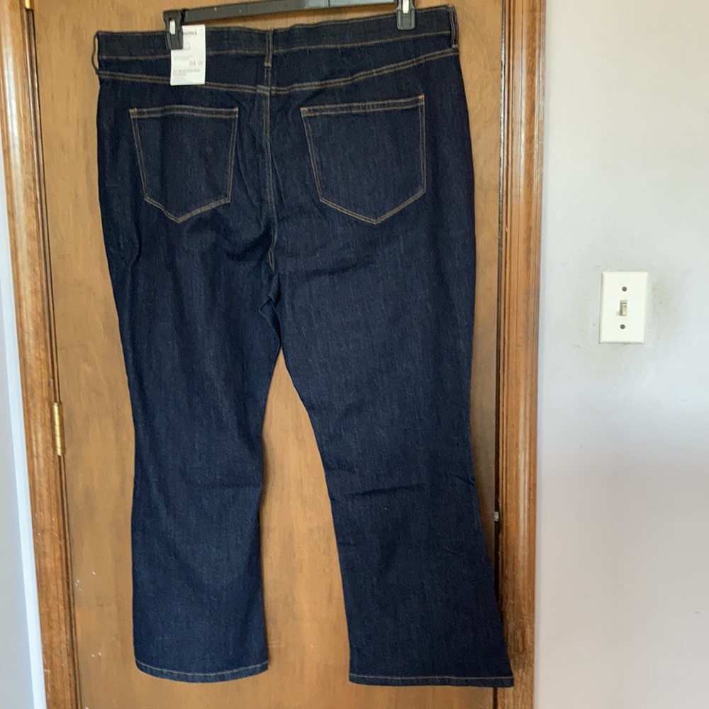 Sonoma more curvy fit bootcut jean no gap waistband shape retention 24W - Picture 6 of 14
